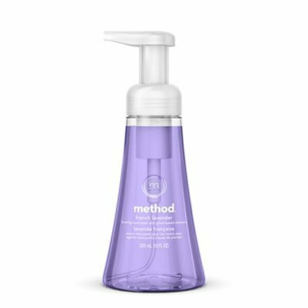 Method Method, Foaming Hand Wash, French Lavender, 10 Oz Pump Bottle, 6PK 00363CT